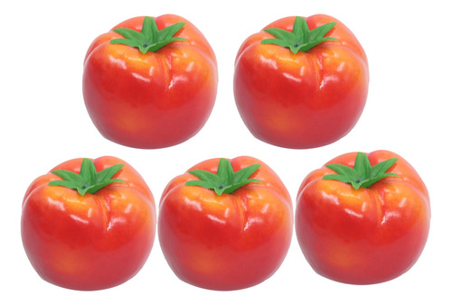 5 Piezas De Decoración De Tomates Artificiales Para Fotograf