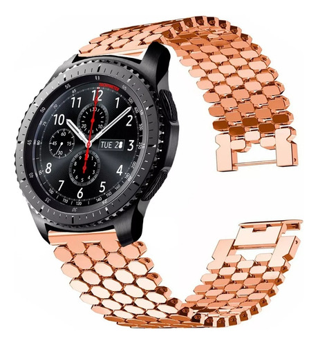 Correa Metal Hexagonal Para Smartwatch Foxbox Sport I29
