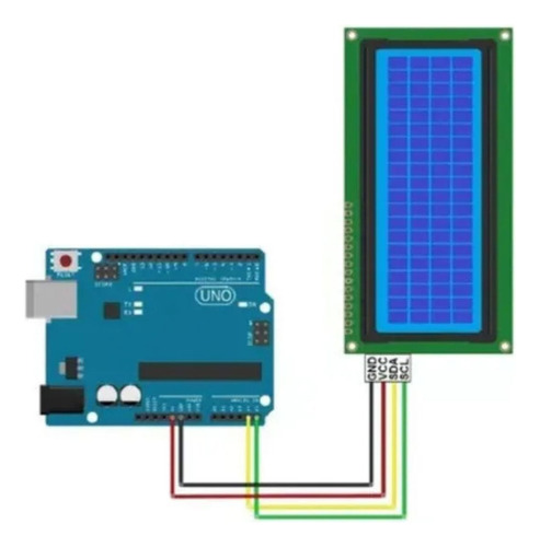 10 X Módulo Display 20x04 20x4 2004 Fundo Azul Modulo I2c