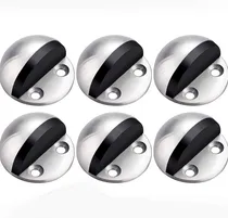 Comprar ¡¡oferta!! Pack X 6 Topes De Acero Inox  Para Puertas 