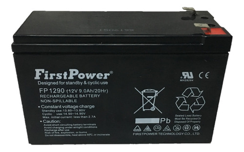 Bateria Seca Recargable 12 V 9 Ah Sellada Marca First Power