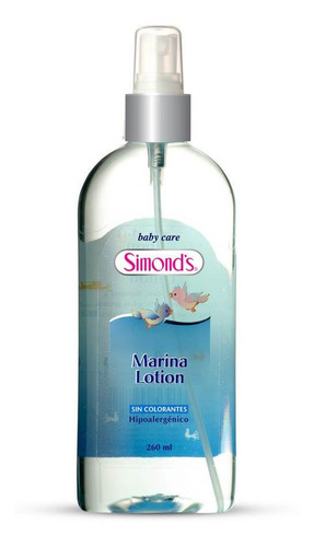 Colonia Simond's, Marina Lotion Frasco 260 Ml (2 Unid)