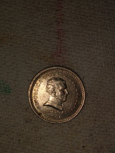 Moneda Antigua 25 Centésimos Año 1960