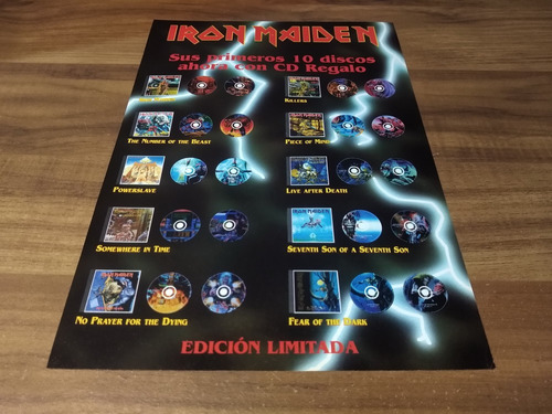 (pd599) Publicidad Iron Maiden * Discografia * 2012