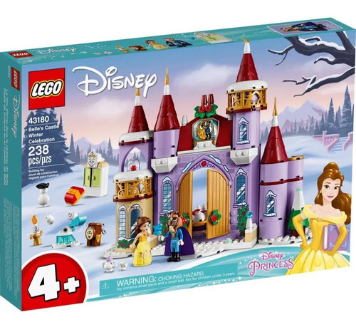Imagem 1 de 10 de Lego Disney Celebracao De Inverno No Castelo Da Bela 43180