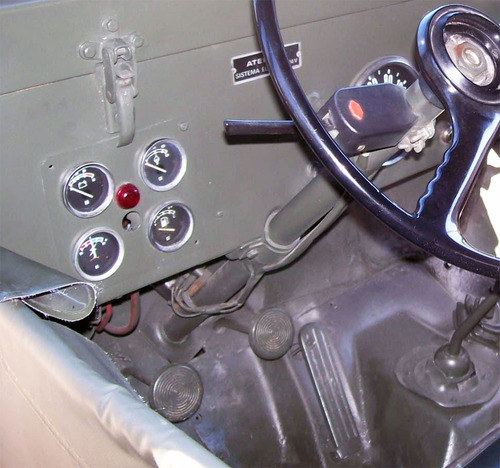 Imagem 5 de 6 de Painel P/ Instrumentos Cronomac Jeep Willys Cj5, Adaptações