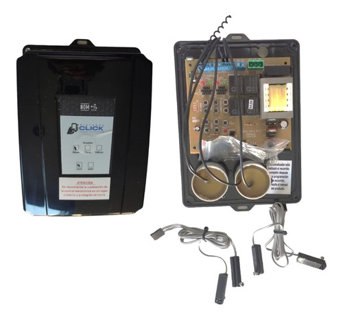 Kit Click Duo 1/2 Hp 2 Centrales Porton Abatible 3mts
