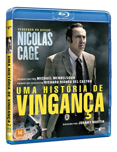 Blu Ray Uma História De Vingança Nicolas Cage - Dublado Novo