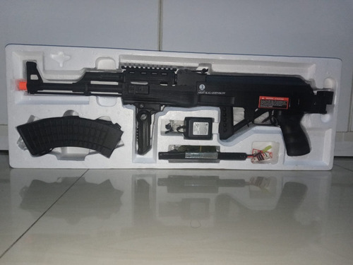 Ak 47 Kalashnikov Airsoft + Adaptadpr De 220 Voltios