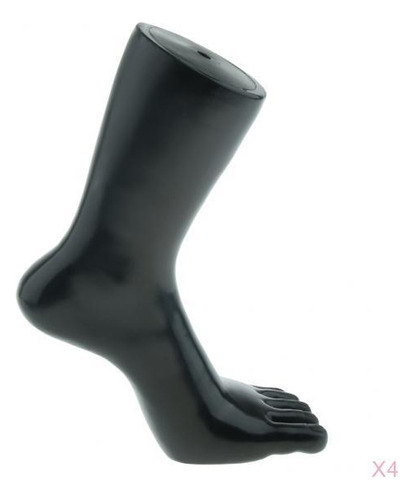 4 Maniquí Pie Modelo 20cm Calcetines De Ajuste Alto Calzado