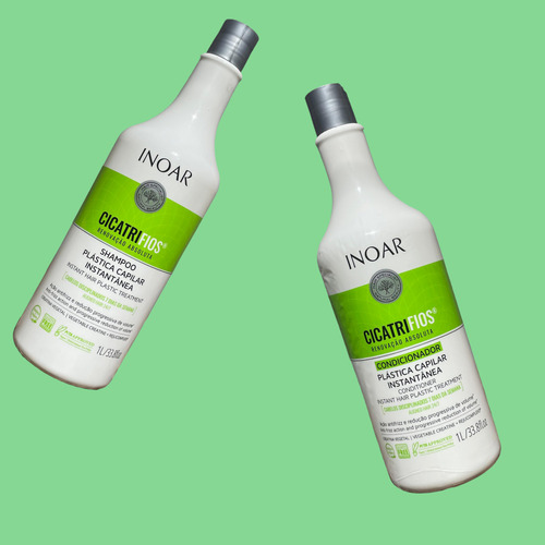 Inoar Kit Shampoo + Condicionador Cicatrifios 2x1 Litro