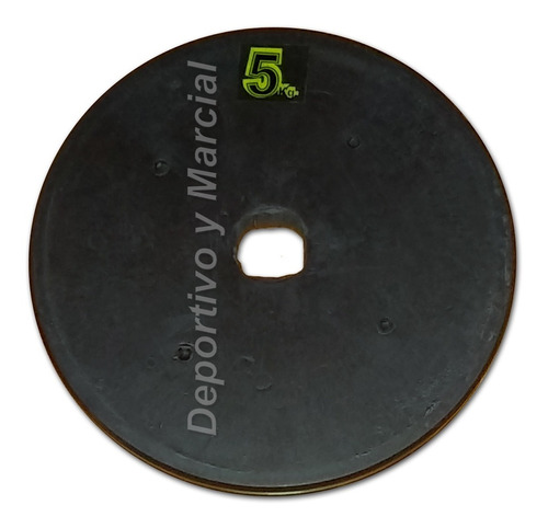 Disco Diametro 30mm Recubierto Con Goma 5 Kg Blockman Cuot