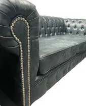 Comprar Sofa Chester Sillón Chesterfield 2 Cuerpos Ecocuero - Madera