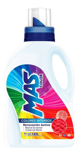Detergente Líquido Mas Color 1.83l