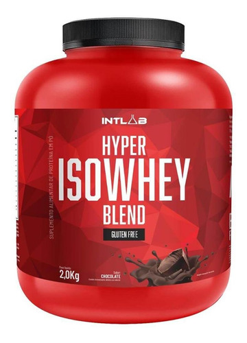 Hyper Isowhey Blend 2kg Intlab Sabor Chocolate