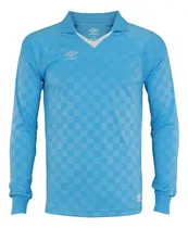 Comprar Camiseta Umbro Lisa,estilo Retro Manga Larga Celeste Nueva S