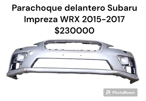 Parachoque Delantero Subaru Impreza Wrx 2015-2017 Original 