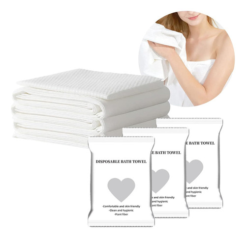 Pack Toallas Desechables Para Cuerpo Baño 140 X 70 Cms