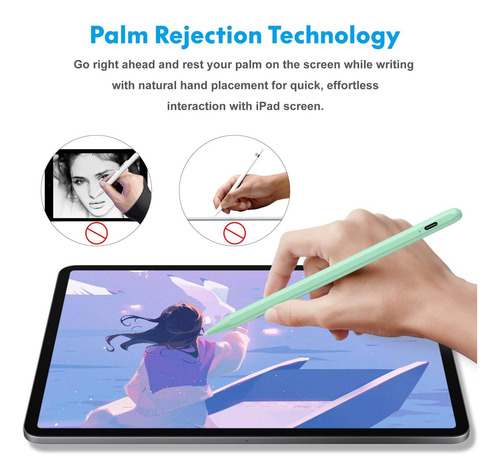 Pen Con Lápiz Óptico Para iPad Con Rechazo De Palma Con iPad