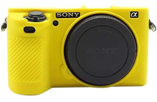 Amzer Soft Silicone Protective Case For Sony Ilce-6500 (yell