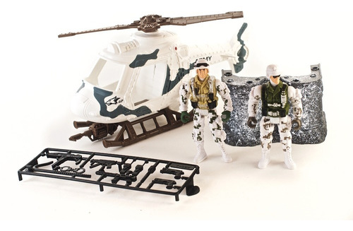 Playset Militar Taskn Force Soldaditos 14 Piezas Original