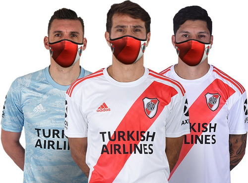 Tapaboca Cubreboca Pasionfan Oficial River Plate -barbijo