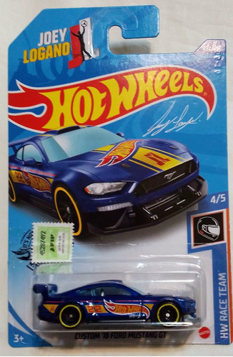 Custom 18 Ford Mustang Gt Hot Wheels 2020 - Gianmm