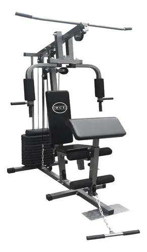 Estação De Musculação Com 80kg Aparelho Ginastic Cor da estrutura...