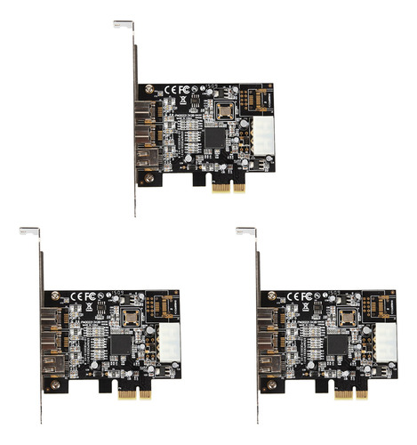 Tarjeta De Captura De Vídeo De 3 Puertos Pci Express Firewir