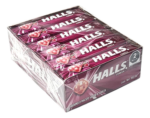 Halls Cereza 12 Piezas