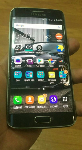 Samsung Galaxy S6 Edge.