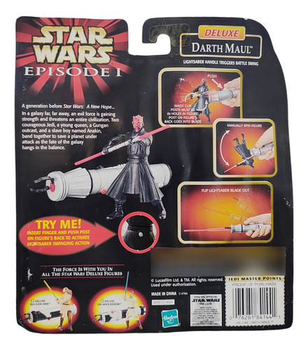 Hasbro Deluxe Darth Maul Star Wars Episodio 1