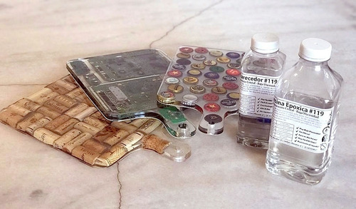 Imagen 7 de 7 de Resina Epoxica Cristal #119 + Accesorios. Baja Viscosidad!!