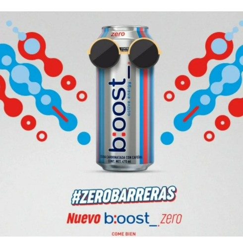 Bebida Boost Zero 470 Ml. (12 Pzs.)