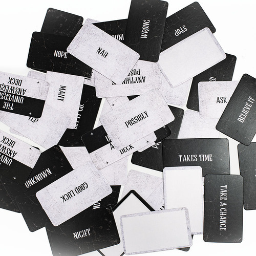 Juego De Cartas Con Palabras Con Mensajes The Universe Answe