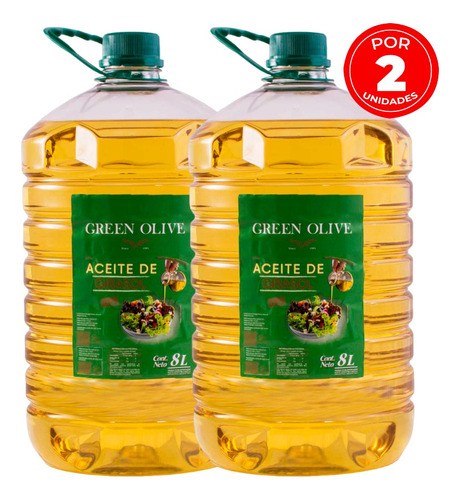 Aceite De Girasol Green Olive 2u X 8 Litros
