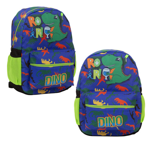 Mochila Infantil De Costas Dinossauro Pre Escola Fundamental