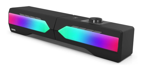 Altavoz Computadora Marvo Rgb Escritorio 2.0 Canal Luz