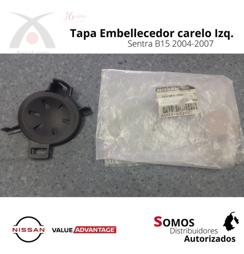 Tapa Embellecedor Carelo Izq. Nissan Sentra B15 04-07