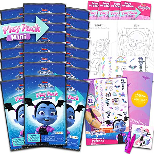 Juego De Favores De Fiesta De Mini Vampirina Niños  Pa...