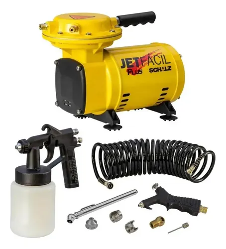 Mini Compressor de Ar Portátil Schulz Jet Facil Plus 2,8 Bar