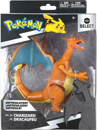 Figura Charizard Pokemon Select Ultra Articulado Original