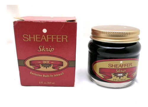 Sheaffer Skrip Ink Tinta Marron 60 Ml Pluma Fuente Coleccion