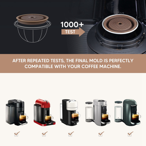 // 2 Tapones Reutilizables Para Rellenar Cápsulas Vertuo Y