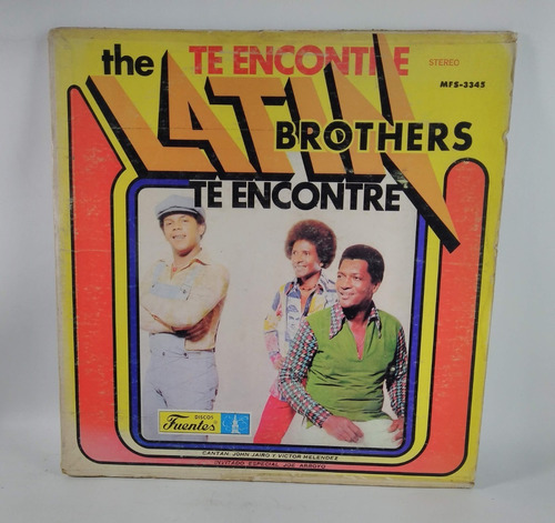 Lp Vinyl The Latin Brothers -  Te Encontre Sonero  1976