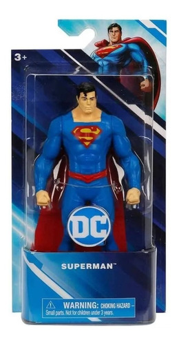 Muñeco Superman Figura Articulada 15 Cm Dc Comic