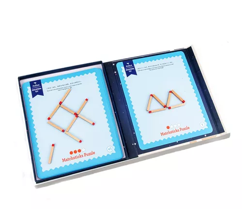 Kiboule Jogo de mesa STEM para treinamento de concentração de quebra-cabeça  com palitos de fósforo e lógica matemática para meninos e meninas a partir  de 3 anos : : Brinquedos e Jogos