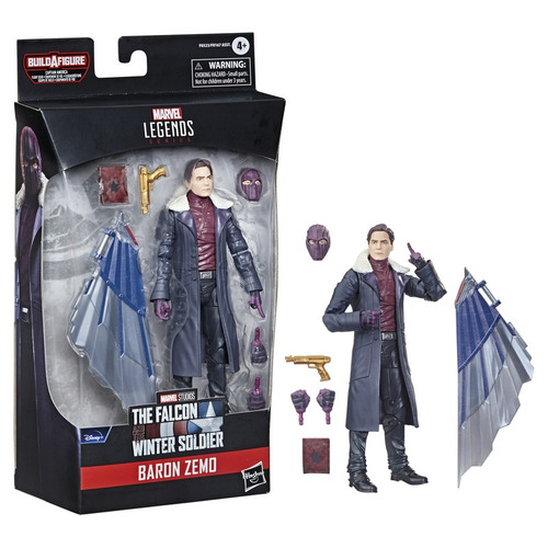 Imagen 2 de 5 de Marvel Legends Series Avengers - Barón Zemo De 15 Cm
