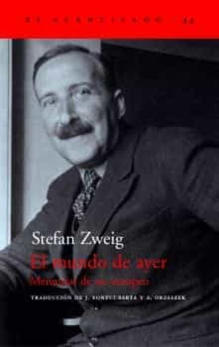 Mundo De Ayer,el - Zweig,stefan