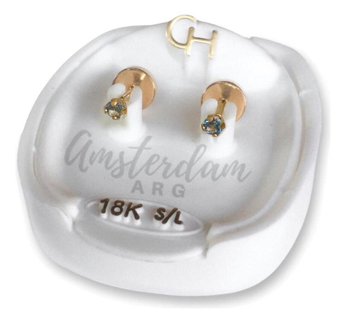 Abridores De Oro 18kt Marca Ch Grifa 795  ...amsterdamarg...